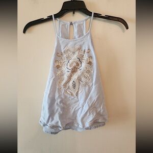 Lush Tank Top Womens Baby Blue size medium